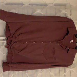 Purple Old Navy button down blouse